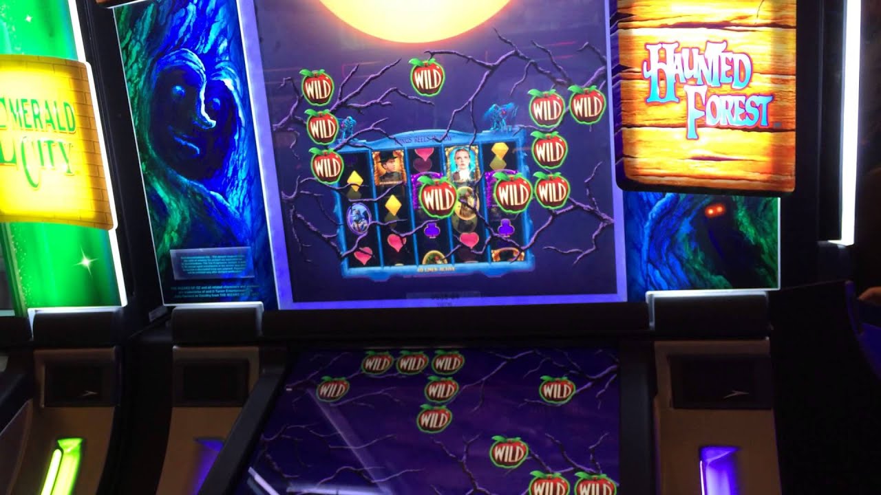 Wizard of oz haunted forest slot big win