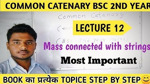 Statics - Mass connected with strings || Questions || Episode 12