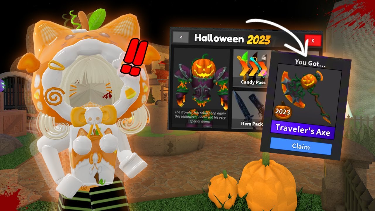 BUYING ALL MM2 HALLOWEEN 2023 ITEMS (Murder Mystery 2) 