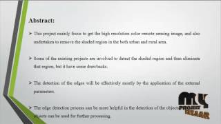 Object-Oriented Shadow Detection and Removal From Urban High-Resolution Remote Sensing Images