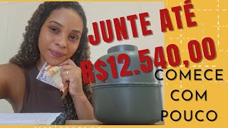 Cofrinho Anual Começando Com R10 E Juntando R12.540 Em 2026