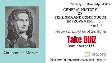 1121 Evolution of Six Sigma till Nineteenth Century | Lean Six Sigma | Black Belt Certification