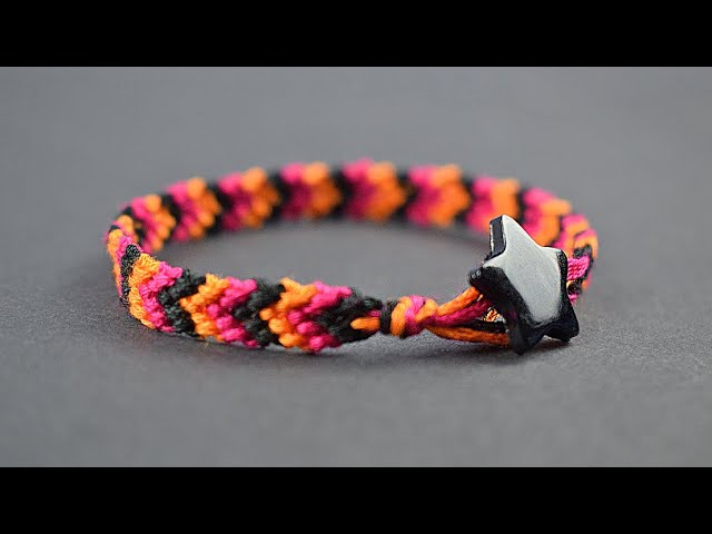 How to Make Friendship Bracelets ♥ 7 String Candy Stripe ♥ 