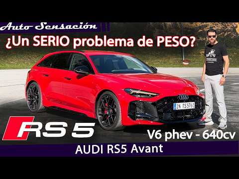 Prueba nuevo Audi RS5 Avant 2026 : ¿ Un serio problema de PESO ? 🇩🇪⚖️ Ahora hibrido enchufable.