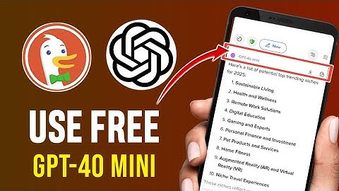 How to Use GPT - 4o mini for Free on Duckduckgo for Beginners Latest update (2025) || Tech Insights