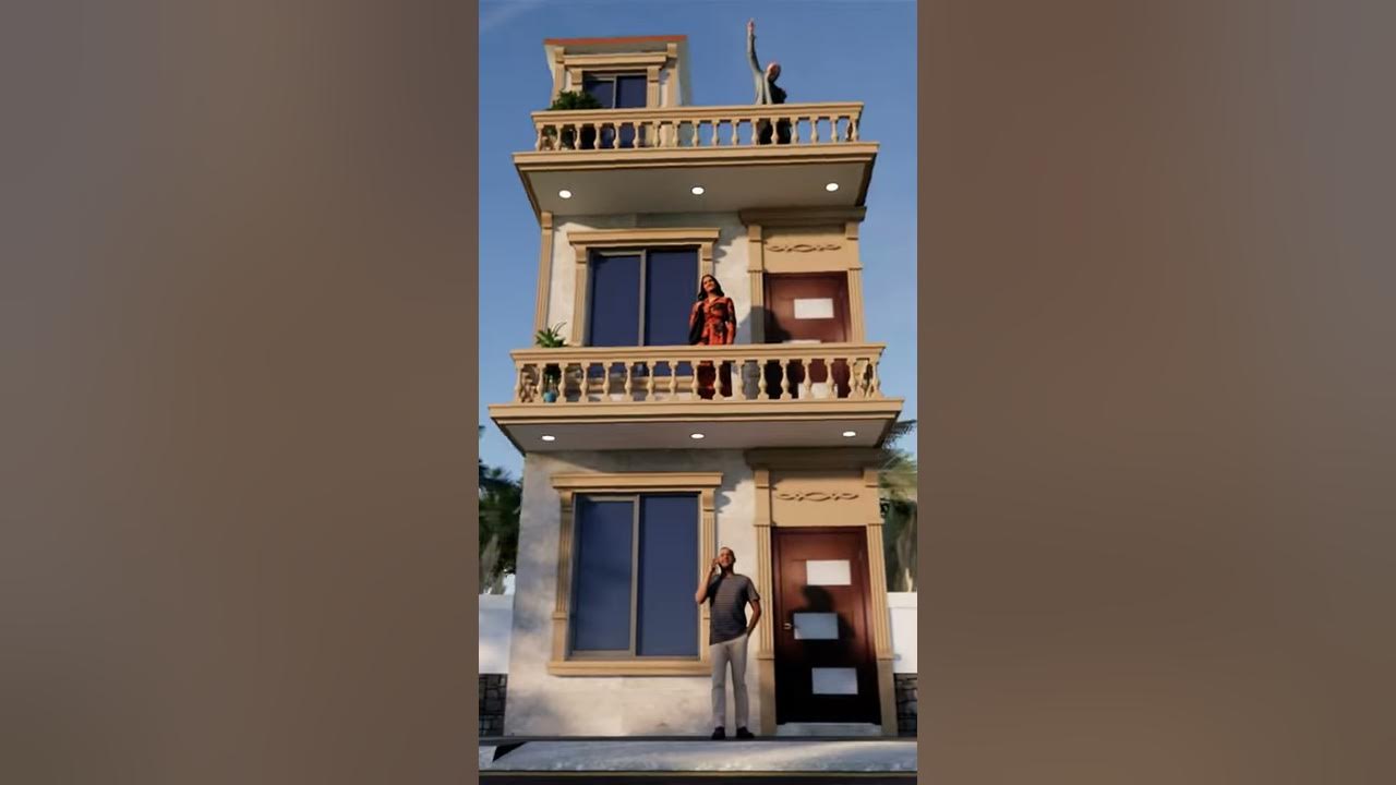 13x40-feet-small-space-house-design-with-front-elevation-shorts-youtube