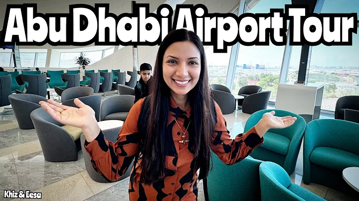 Full Tour of Zayed International Airport Terminal A in Abu Dhabi #travel #airport