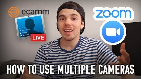 HOW TO USE MULTIPLE CAMERAS IN ZOOM MEETINGS: Ecamm Live Tutorial
