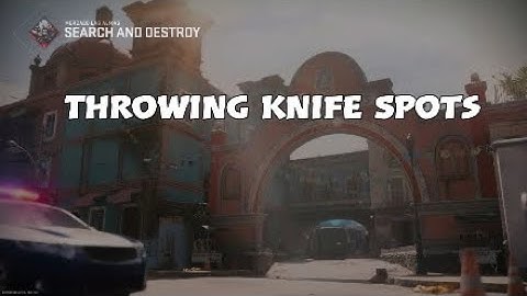 Crossmap Throwing Knife Spots- Mercado Los Almas
