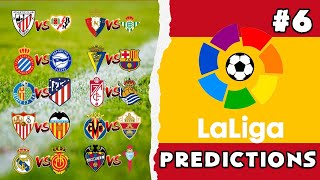 2021/22 La Liga Predictions – Matchday 6