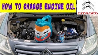 How to Change the OIL And Filter ,  For All Citroen C3