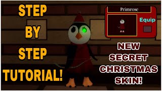 HOW TO GET THE NEW SECRET CHRISTMAS SKIN IN PIGGY *PRIMROSE* (ROBLOX PIGGY CHRISTMAS EVENT)