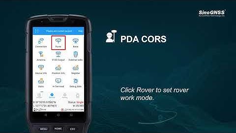 Survey Master - PDA CORS Mode