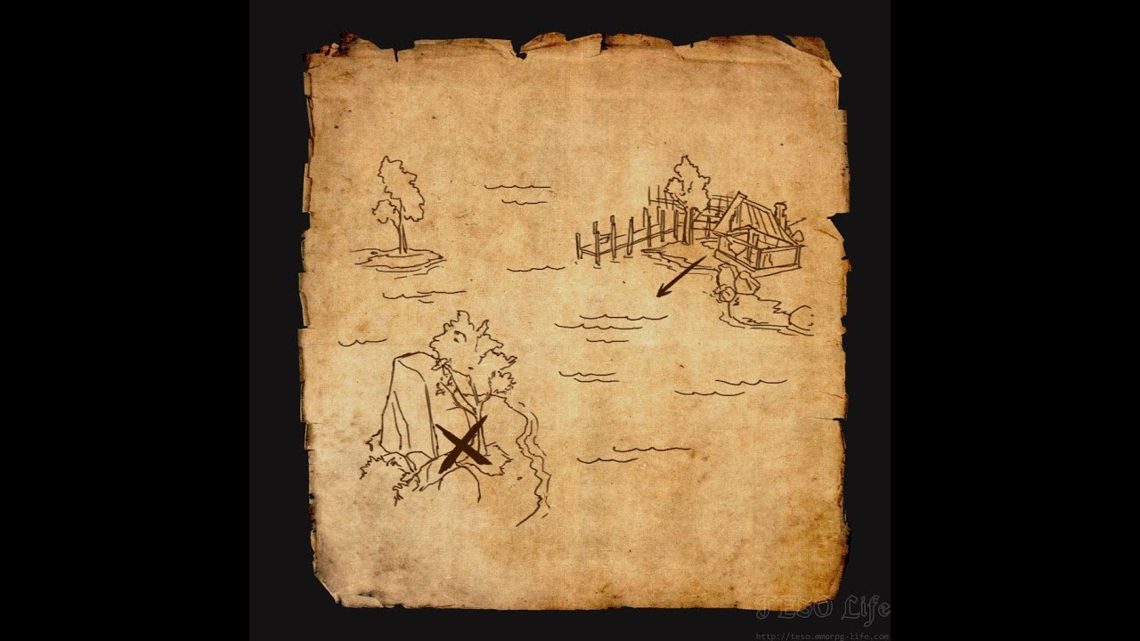 Teso карта сокровищ стылой скалы 1