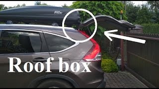 RoofBox Hapro Traxer 6.6 (InterPack) on Honda CR-V 2012-2018 - review