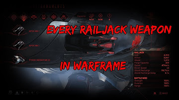 Every Railjack Weapon in Warframe
