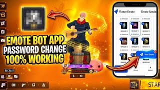 Free Fire Emote Bot App 😱 Free Emote Send Trick