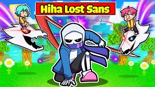 HIHA CHẾ TẠO THÀNH CÔNG BỘ GIÁP LOST SANS TRONG MINECRAFT*HIHA LOST SANS 💀😈🔥