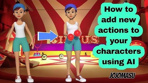 How to add new actions to your characters using AI