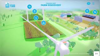 3D virtual Canadian dairy farm experience with Threejs and React Three Fiber