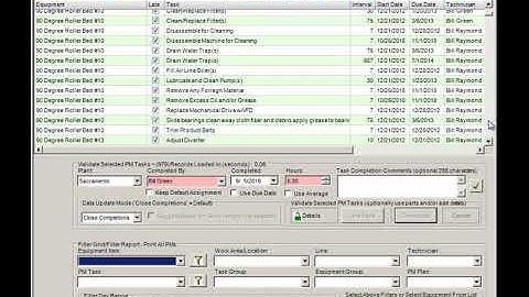 BEST PRACTICES: Preventive Maintenance Task List Filtering and Printing
