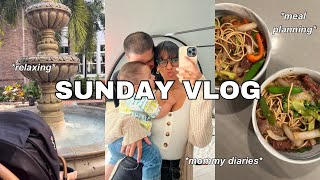 SUNDAY VLOG 2024: 6am morning, groceries, meal planning, & baby's valentines basket) *new mom vlogs*