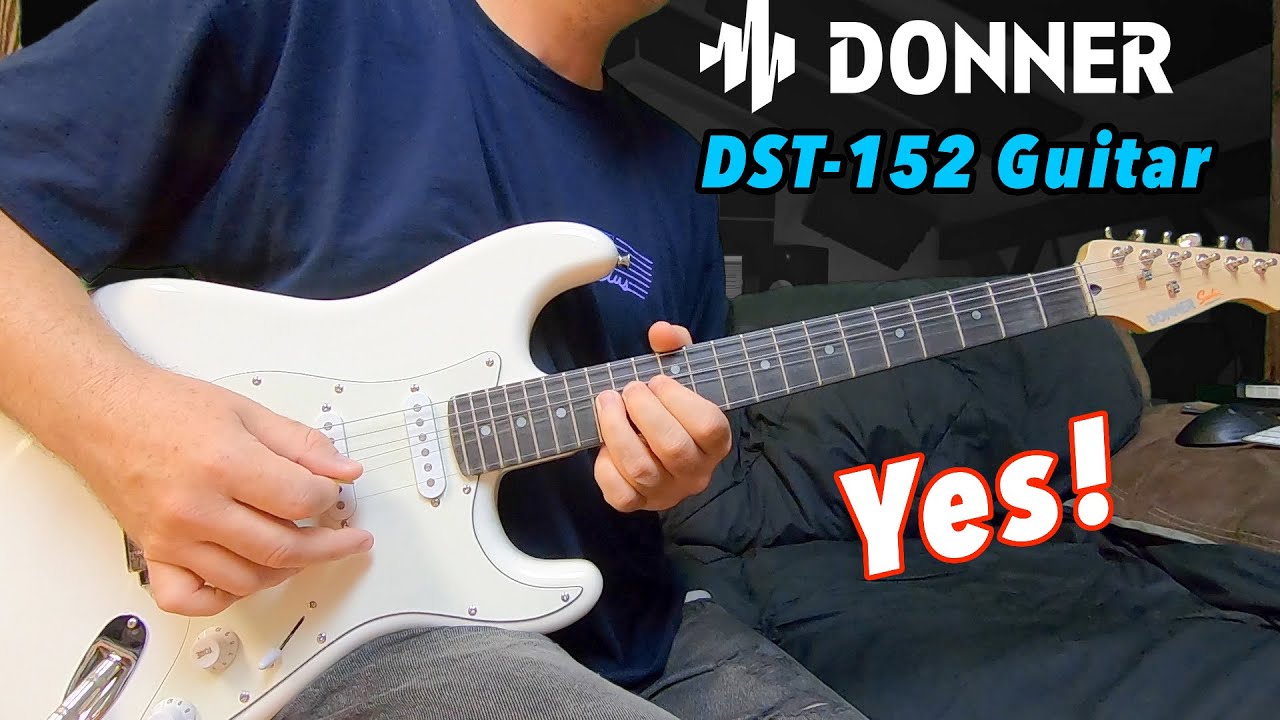 Donner DST-152 39 Electric Guitar Beginner Kit HSS Pickup with Amp