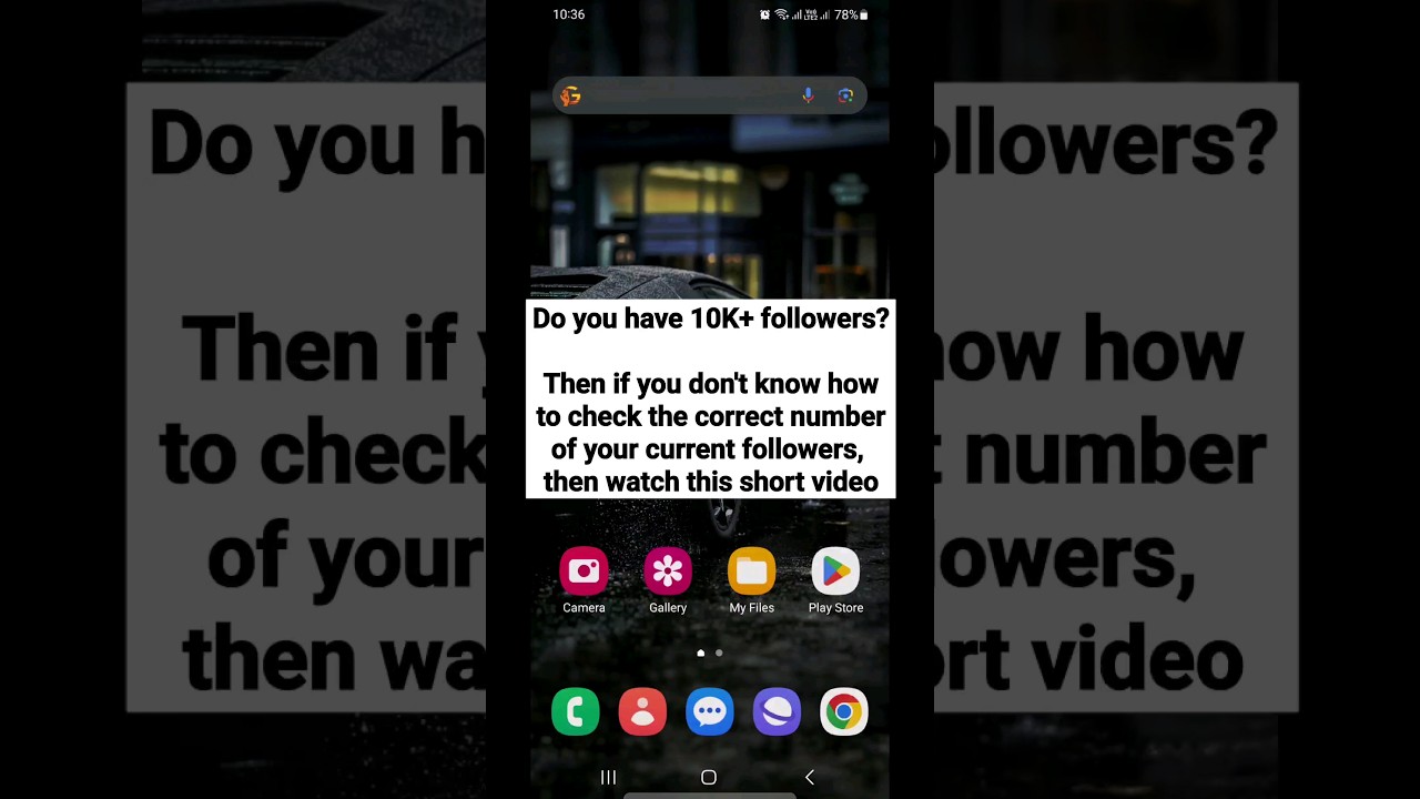 Find your Instagram followers count directly from your Instagram app | 