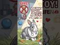 Rabbits are NOT Toys! 🧸🚫 | बच्चों के लिए खरगोश खरीदने से पहले ये ज़रूर देखें #rabbit #pets #shorts