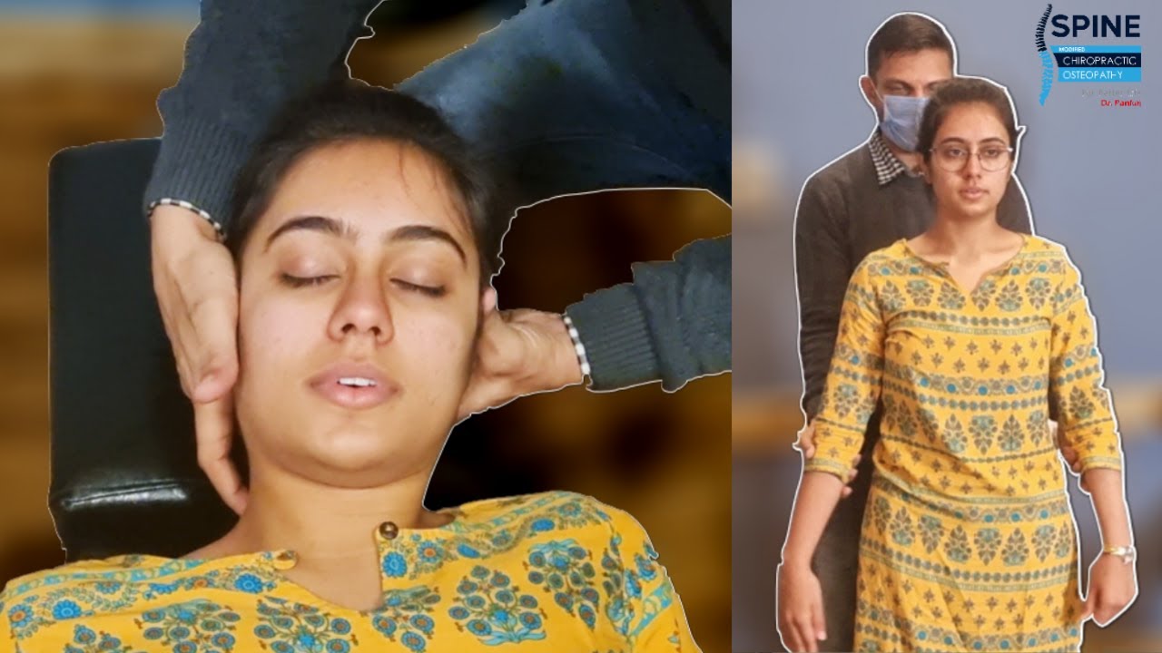 neck pain relief| Neck adjustment with chiropractor#drpankaj