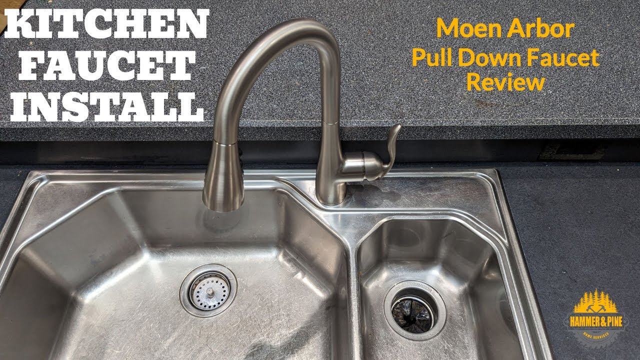 Kitchen Faucet Install Featuring Moen