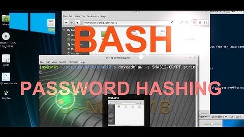 Sha512 Password Hashing With BASH On Linux TUT