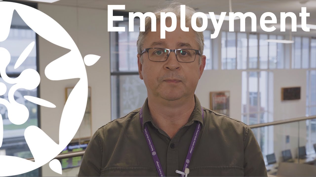 Employment Options after College Barton Peveril Sixth Form College