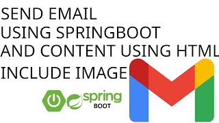 How to send email using springboot(the content of email using html and include image)