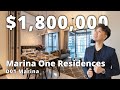 Integrated Development in Marina One Residences ($1.8M) D01 Marina Way | Singapore Home Tour Ep.141