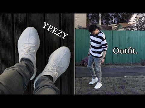 yeezy v2 cream outfit