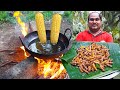 Sweet Corn Stick Roast | Crispy Makka Cholam | Easy Crispy Masala Corn Recipe Cooking in village