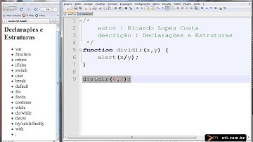 Universidade XTI - JavaScript - 15 - Estruturas e Declarações  var   function