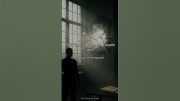 The Single Word That Erases Your True Self. #kierkegaard #philosophy #shorts