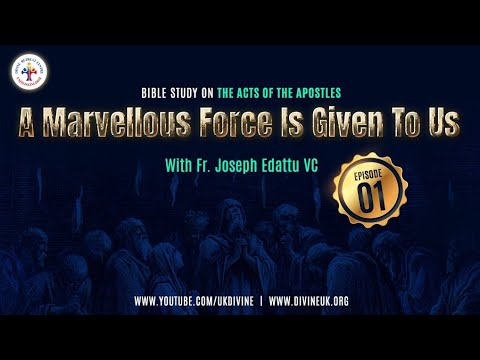 Bible Study on the Acts of the Apostles Epi 1: A marvellous force is given to us