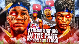 First time Stream Sniping a Youtube Logo On NBA 2k20 | His Teammate Wanted To F!ght Me!!!