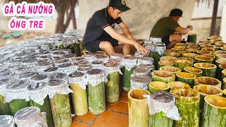 Độc đáo GÀ - CÁ LÓC NƯỚNG ỐNG TRE có một không hai ở Sài Gòn