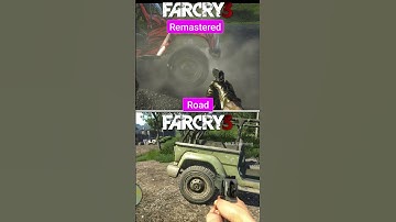 Far cry 3 Remastered vs Far Cry 3 - Physics Comparison