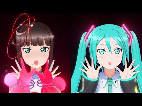 Love Live Sunshine Aqours Feat Hatsune Miku BANZAI Digital Trippers High Quality 