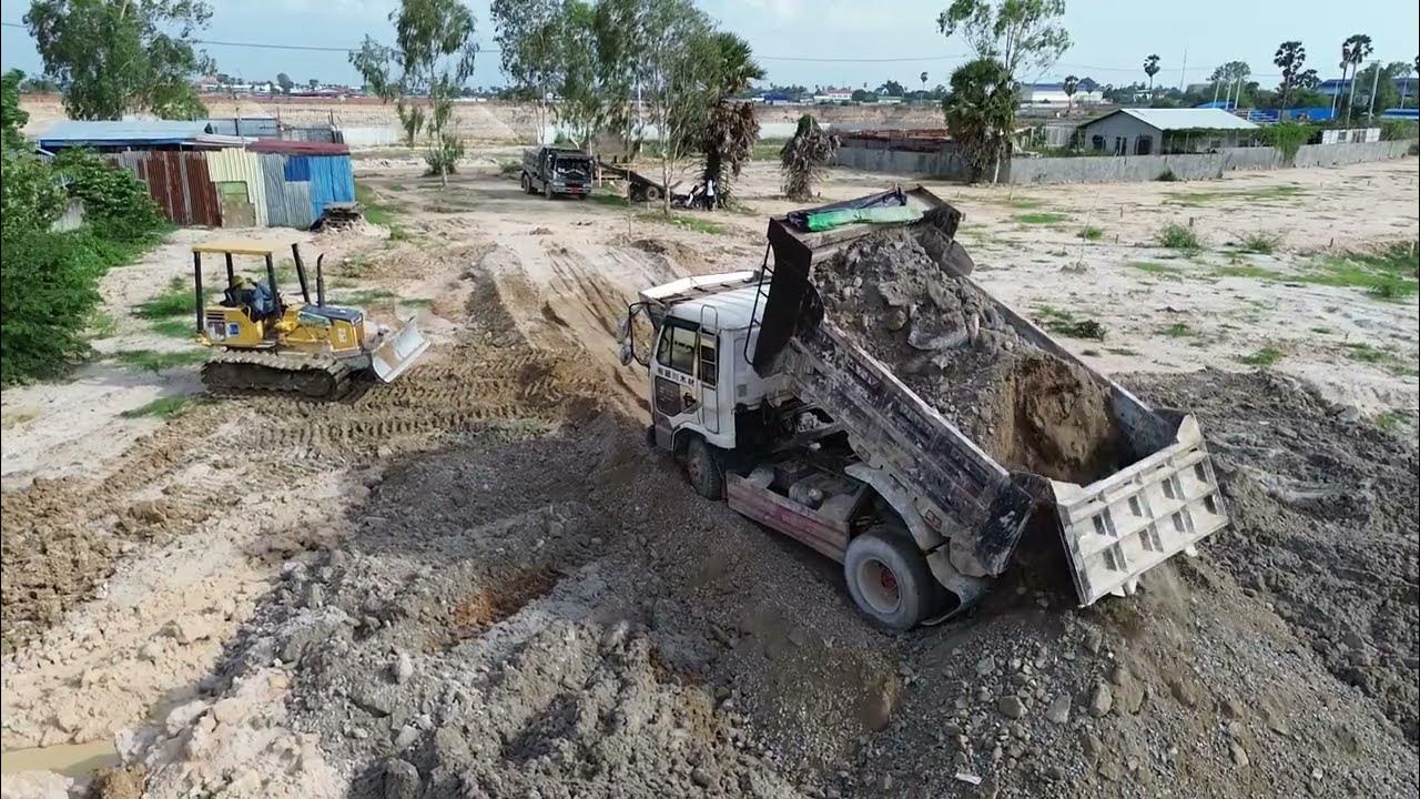 Best Fantastic Projects! Best Activity Push Soil Stone Refill Land by