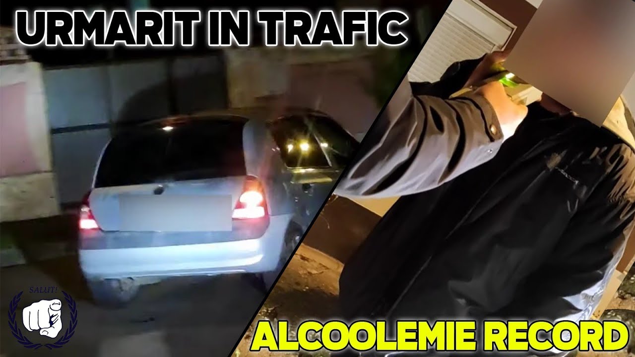 Am urmărit un ȘOFER BEAT și am anunțat colegii de la POLITIA RUTIERĂ!!*totul filmat*