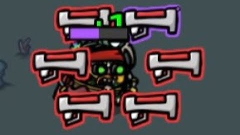 Getting to Wave 36 as the Doctor in Brotato Endless Mode