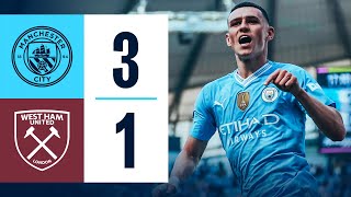 HIGHLIGHTS! PREMIER LEAGUE WINNERS | Man City 3-1 West Ham | Foden (2), Rodri, Kudus goals Resimi