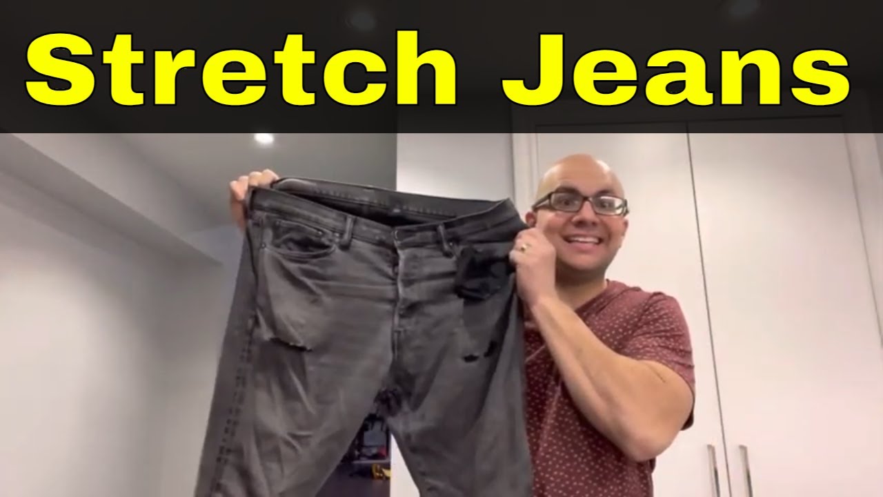 How to stretch out jeans that are way too tight #diy #howto
