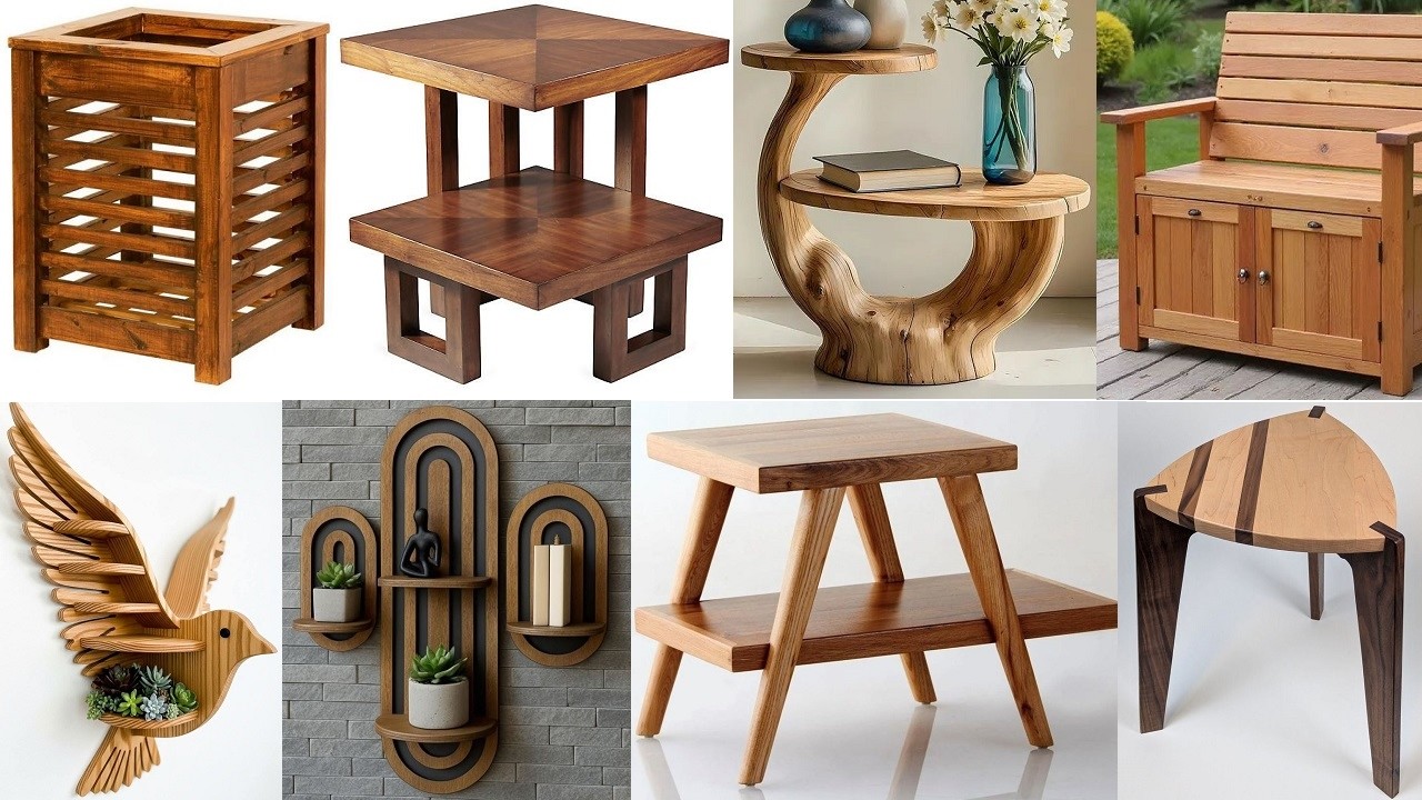 Полезные идеи для деревянной мебели и предметов декора, о которых вы даже не подозревали.